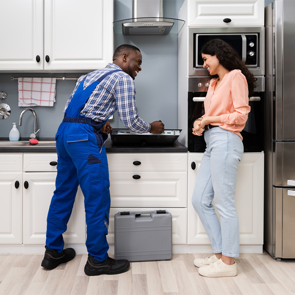 can you provide an estimate for cooktop repair before beginning any work in Steward